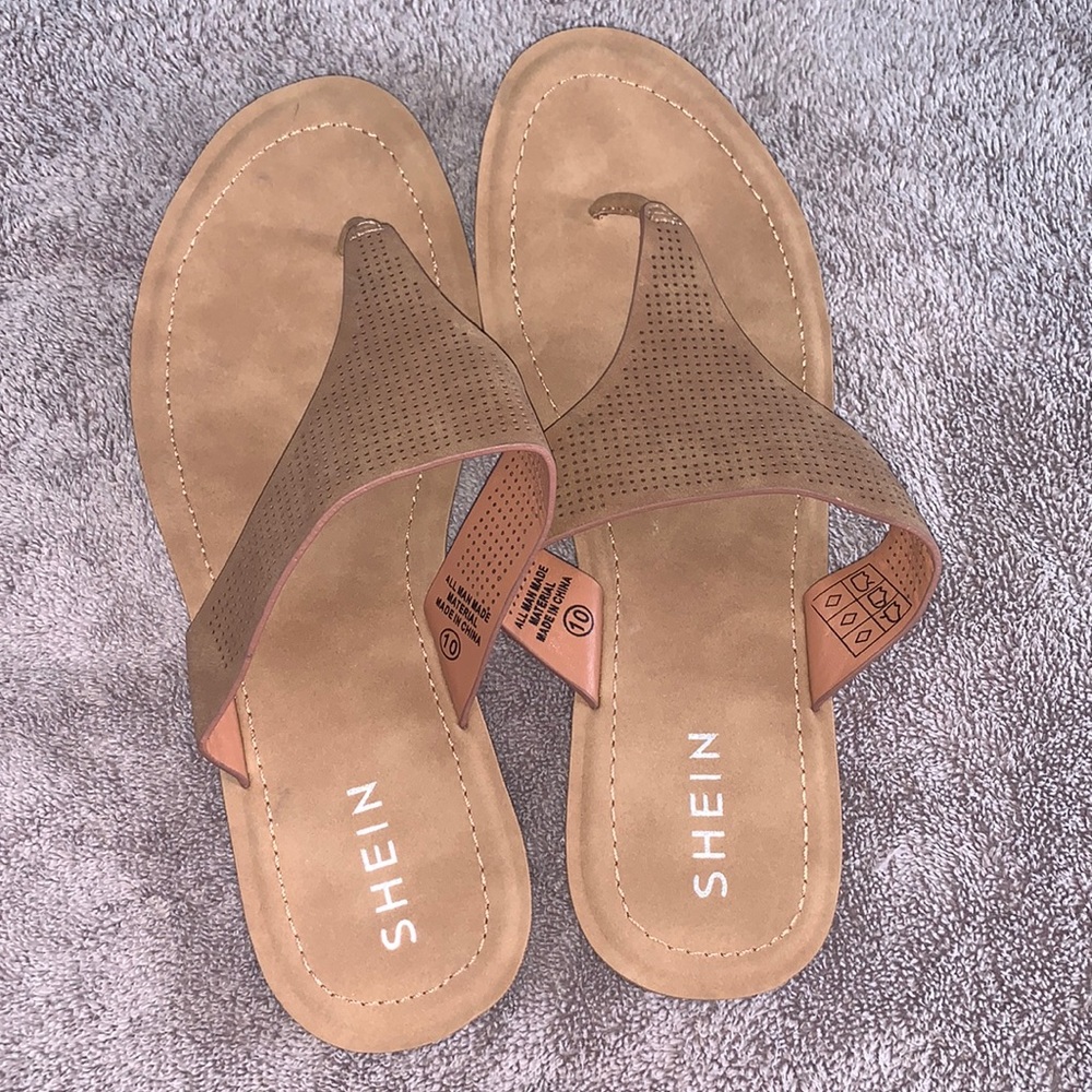 Brown, sandals!